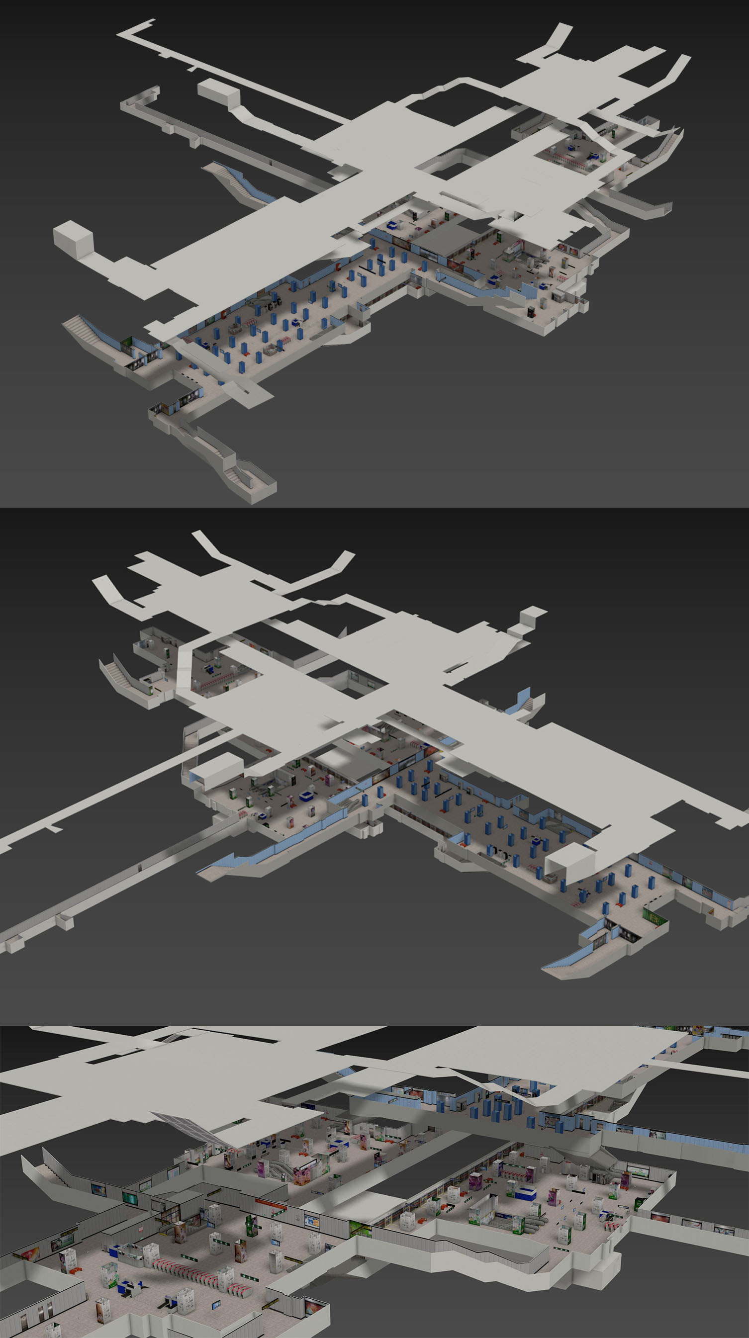 地下空间扫描建模